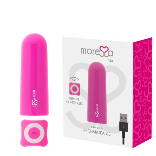 MORESSA - NIX VIBRATEUR TÉLÉCOMMANDE ROSE -