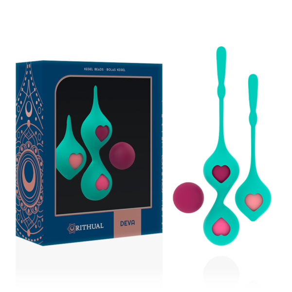 RITHUAL - ENSEMBLE DENTRAÎNEMENT PELVIEN DEVA AQUA GREEN - – Image 2