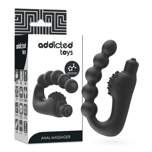 ADDICTED TOYS - MASSEUR ANAL PROSTATIQUE AVEC VIBRATION -