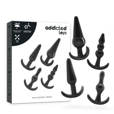 ADDICTED TOYS - ENSEMBLE 4 BOUCHONS ANAL -