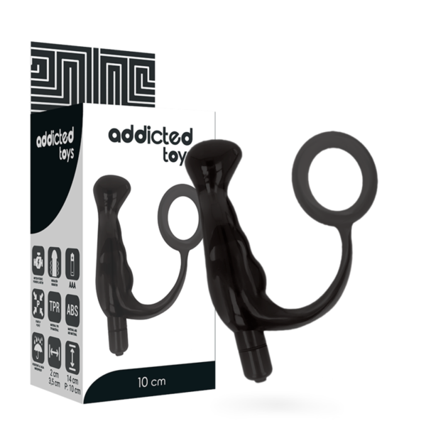 ADDICTED TOYS - VIBRATEUR PROST TICO NOIR 10 CM -