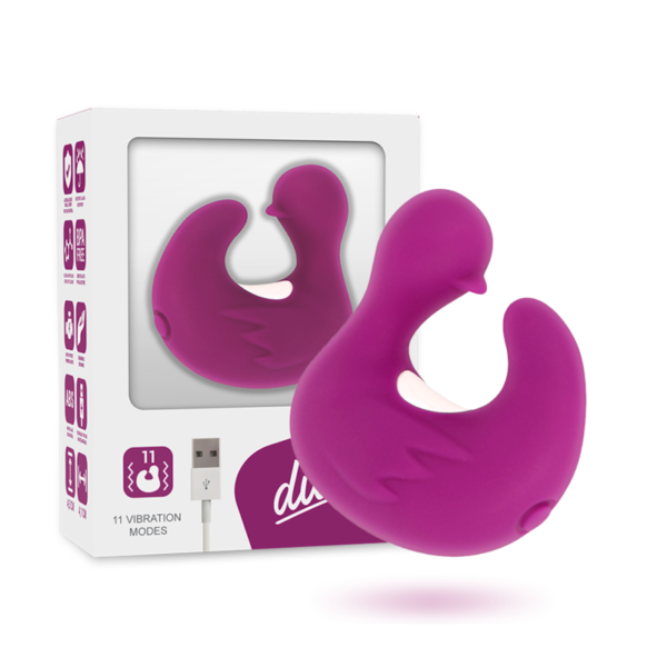 COVERME - DÉ À DÉS À CANARD RECHARGEABLE EN SILICONE STIMULANT DUCKYMANIA - – Image 2