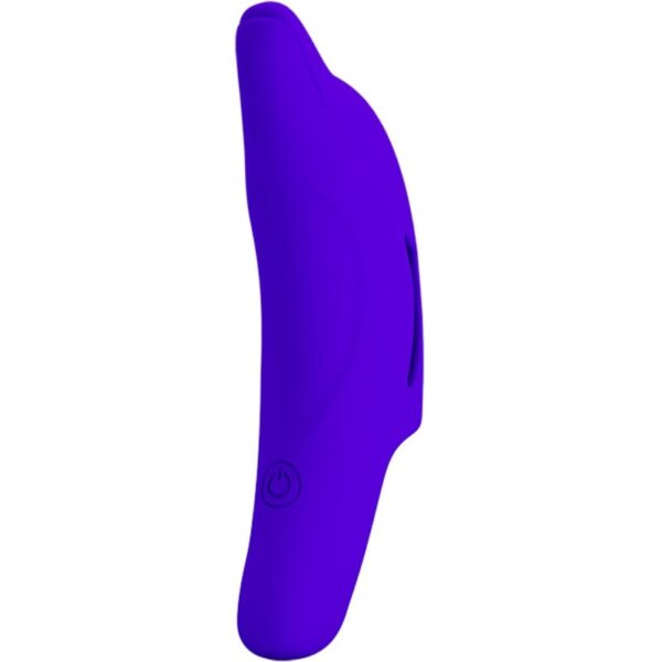 PRETTY LOVE - PUISSANT STIMULATEUR DE DOIGTS BLEU FONCÉ DELPHINI - – Image 4