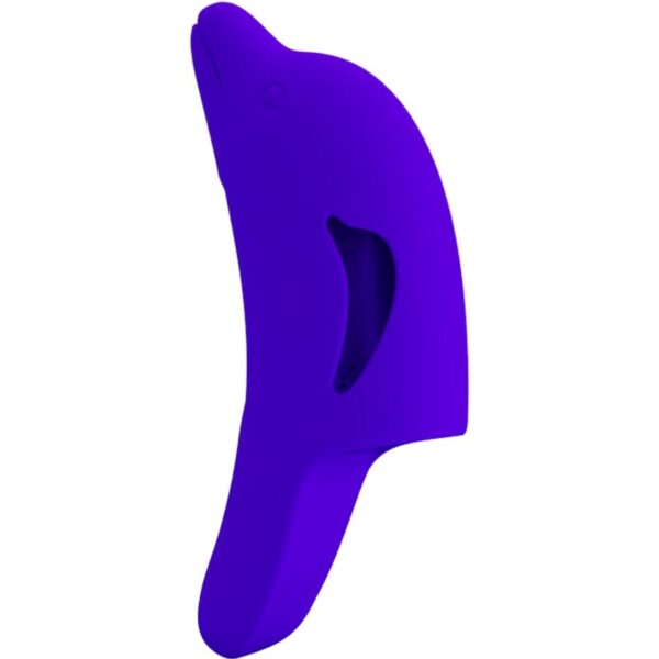 PRETTY LOVE - PUISSANT STIMULATEUR DE DOIGTS BLEU FONCÉ DELPHINI - – Image 2