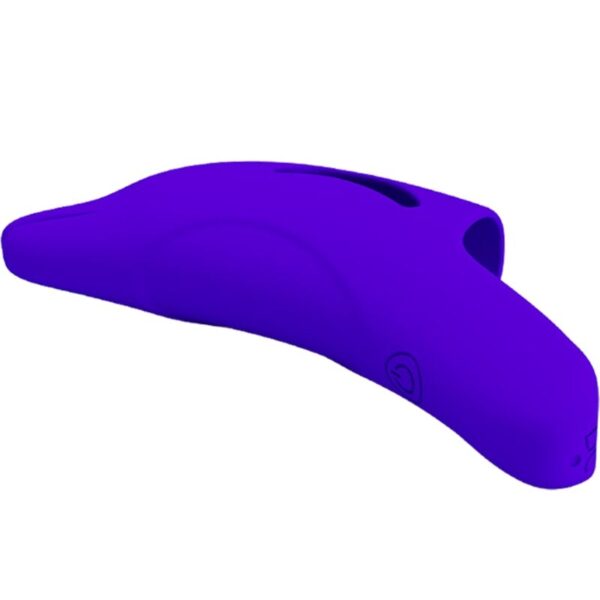 PRETTY LOVE - PUISSANT STIMULATEUR DE DOIGTS BLEU FONCÉ DELPHINI - – Image 5