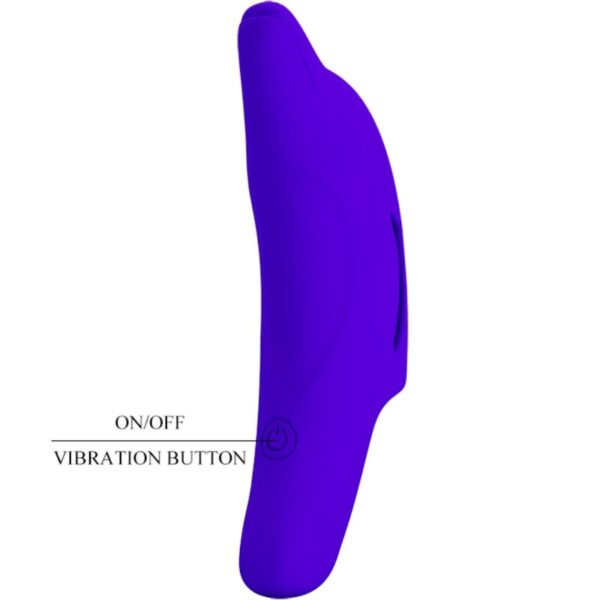PRETTY LOVE - PUISSANT STIMULATEUR DE DOIGTS BLEU FONCÉ DELPHINI - – Image 7