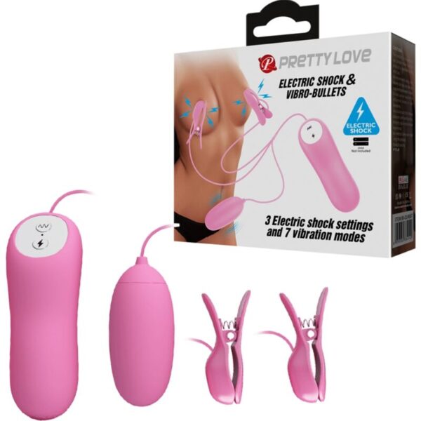 PRETTY LOVE - PINCE  ÉPILER AVEC VIBRATION ET ÉLECTROCHOC ROSE -