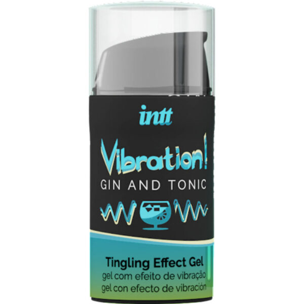 INTT - GEL VIBRATEUR LIQUIDE PUISSANT STIMULANT INTIME GIN & TONIC 15ML -