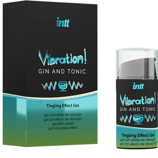 INTT - GEL VIBRATEUR LIQUIDE PUISSANT STIMULANT INTIME GIN & TONIC 15ML - – Image 2