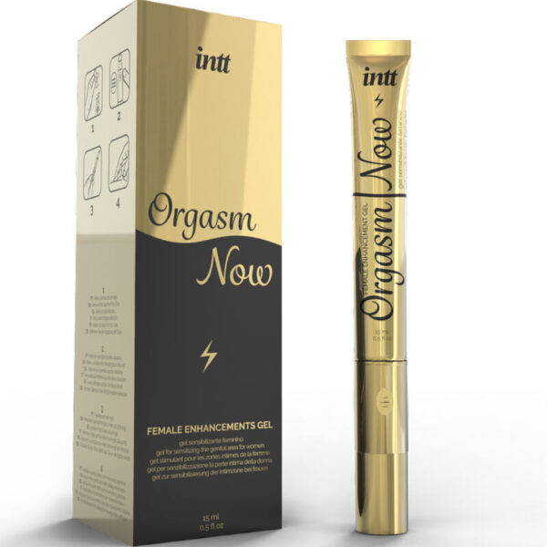 INTT LUBRICANTS - GEL STIMULANT VAGIN INTENSE AVEC APPLICATEUR VIBRATEUR - – Image 2