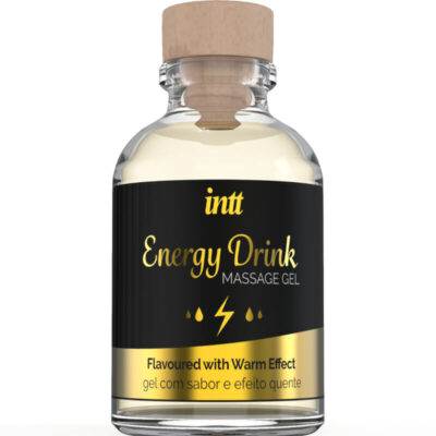 INTT MASSAGE & ORAL SEX - GEL DE MASSAGE A L''ENERGIE AROMATISEE CA BOISSON ET EFFET CHAUFFANT -