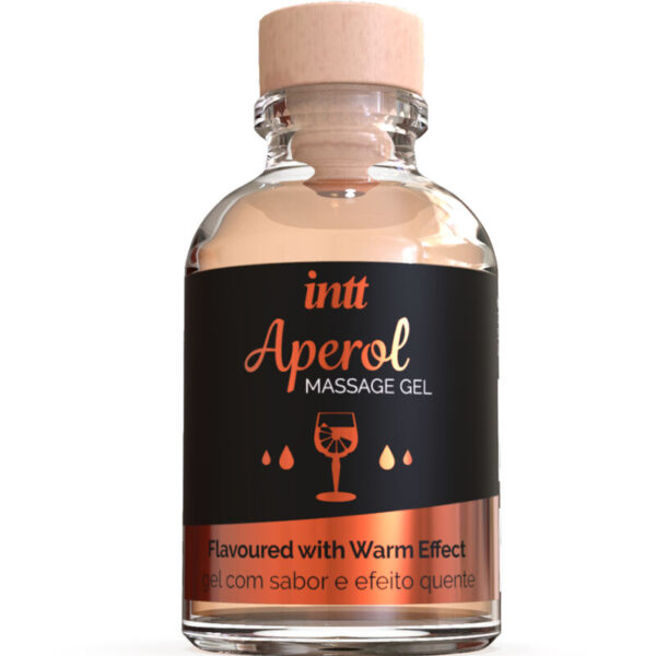 INTT MASSAGE & ORAL SEX - GEL DE MASSAGE APEROL EFFET CHALEUR INTENSE -