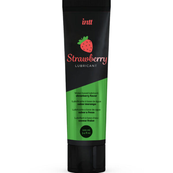 INTT LUBRICANTS - LUBRIFIANT INTIME A BASE D''EAU SAVEUR FRAISE -