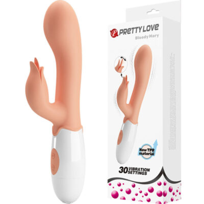 PRETTY LOVE - VIBRATEUR BLOODY MARY AVEC STIMULATEUR -