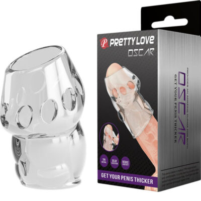 PRETTY LOVE - PÉNIS TRANSPARENT OSCAR PLUS ÉPAIS -