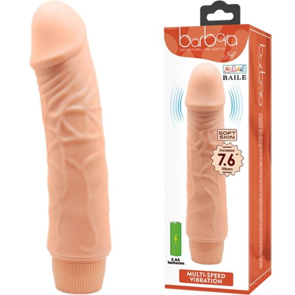 BAILE - VIBRATEUR RÉALISTE BARBARA 20 CM - – Image 2