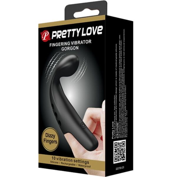 PRETTY LOVE - DÉS VIBRATEUR BLACK GORGON - – Image 5