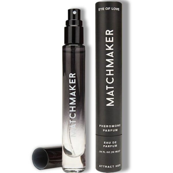 EYE OF LOVE - PARFUM AUX PHÉROMONES MATCHMAKER BLACK DIAMOND ATTRACT HER 10 ML - – Image 2