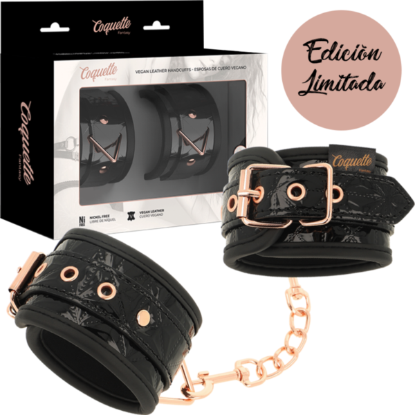 COQUETTE CHIC DESIRE - MENOTTES ÉDITION NOIRE AVEC DOUBLURE EN NÉOPRÈNE - – Image 2