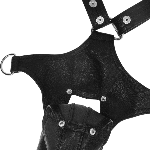 FETISH SUBMISSIVE ATTITUDE - HARNAIS JOCK STRAP EN CUIR ÉCOLOGIQUE POUR HOMMES - – Image 5