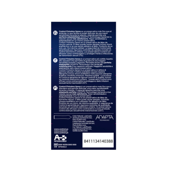 CONTROL - ADAPTA SENSO CONDOMS 12 UNITS - – Image 2