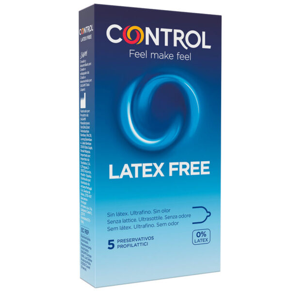 CONTROL - FREE SIN LATEX CONDOMS 5 UNITS -