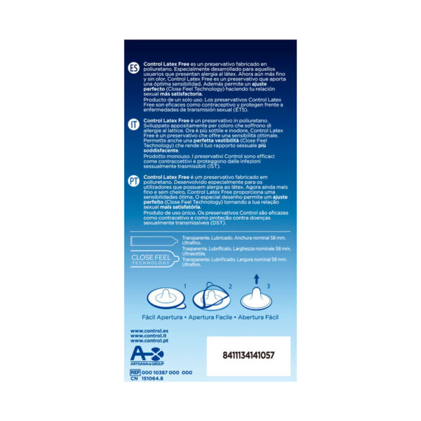 CONTROL - FREE SIN LATEX CONDOMS 5 UNITS - – Image 2