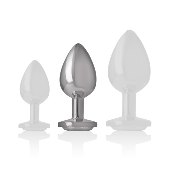 INTENSE - PLUG ANAL MÉTAL ALUMINIUM COEUR BLANC TAILLE M - – Image 5