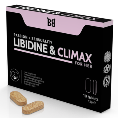 BLACK BULL - AUGMENTATION DE LIBIDINE ET CLIMAX L BIDO POUR FEMMES 10 GÉLULES -