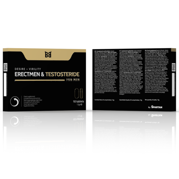 BLACK BULL - ERECTMEN & TESTOSTERIDE PUISSANCE ET TESTOSTÉRONE POUR HOMMES 10 GÉLULES - – Image 3