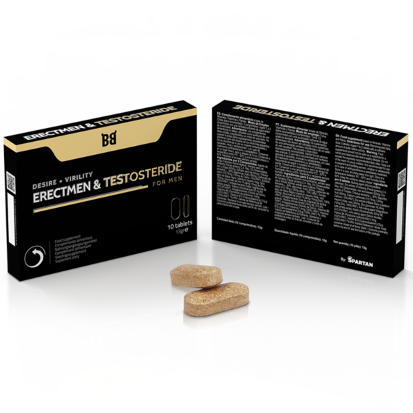 BLACK BULL - ERECTMEN & TESTOSTERIDE PUISSANCE ET TESTOSTÉRONE POUR HOMMES 10 GÉLULES - – Image 2