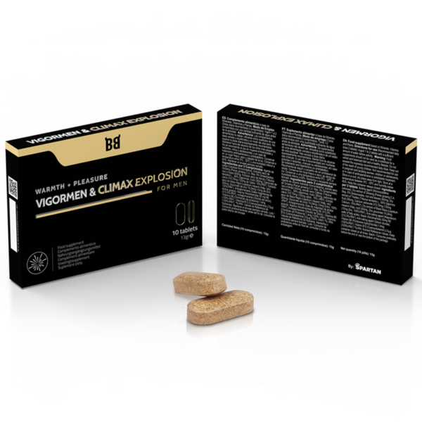 BLACK BULL - VIGORMEN & CLIMAX EXPLOSION PLUS GRAND PLAISIR POUR HOMMES 10 GÉLULES - – Image 2