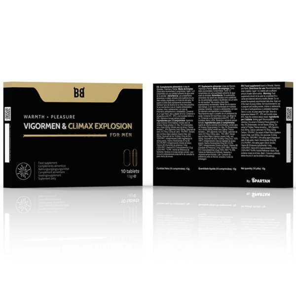 BLACK BULL - VIGORMEN & CLIMAX EXPLOSION PLUS GRAND PLAISIR POUR HOMMES 10 GÉLULES - – Image 3