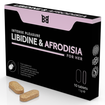BLACK BULL - LIBIDINE & AFRODISIA PLAISIR INTENSE POUR ELLE 10 COMPRIMES -