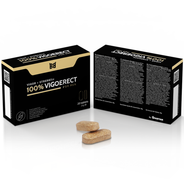 BLACK BULL - 100% VIGOERECT VIGEUR + FORCE POUR HOMME 20 COMPRIMES - – Image 2
