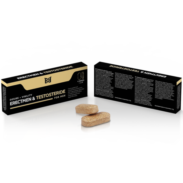 BLACK BULL - ERECTMEN & TESTOSTERIDE PUISSANCE ET TESTOSTÉRONE POUR HOMMES 4 GÉLULES - – Image 2