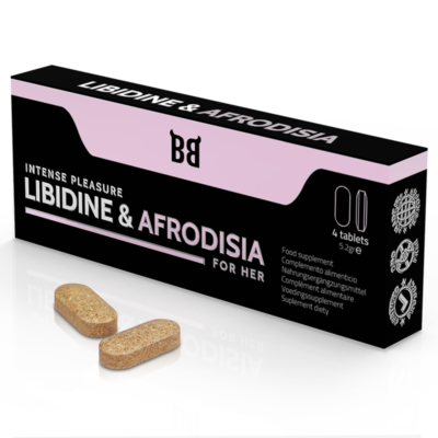 BLACK BULL - LIBIDINE & AFRODISIA PLAISIR INTENSE POUR SES 4 COMPRIMES -