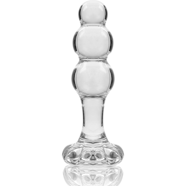 NEBULA SERIES BY IBIZA - MODÈLE 1 BOUCHON EN VERRE BOROSILICATE TRANSPARENT 10.5 CM -O- 3 CM - – Image 4