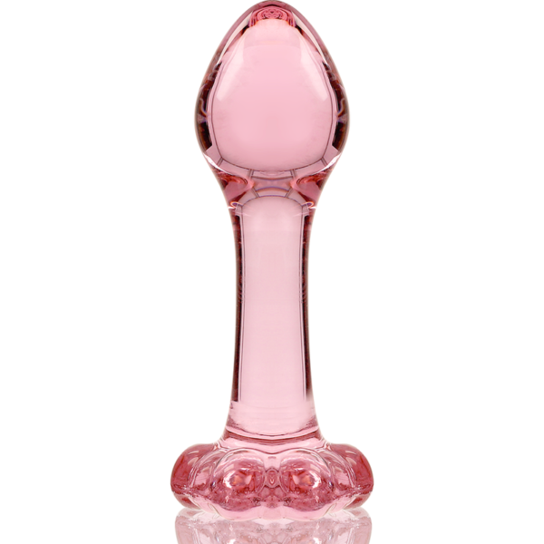 NEBULA SERIES BY IBIZA - PLUG ANAL MODÈLE 2 VERRE BOROSILICATE ROSE 11 CM -O- 3.5 CM - – Image 3