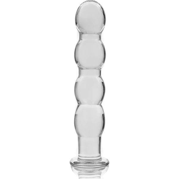 NEBULA SERIES BY IBIZA - MODÈLE 10 GODE EN VERRE BOROSILICATE CLAIR 16.5 CM -O- 3.5 CM - – Image 3