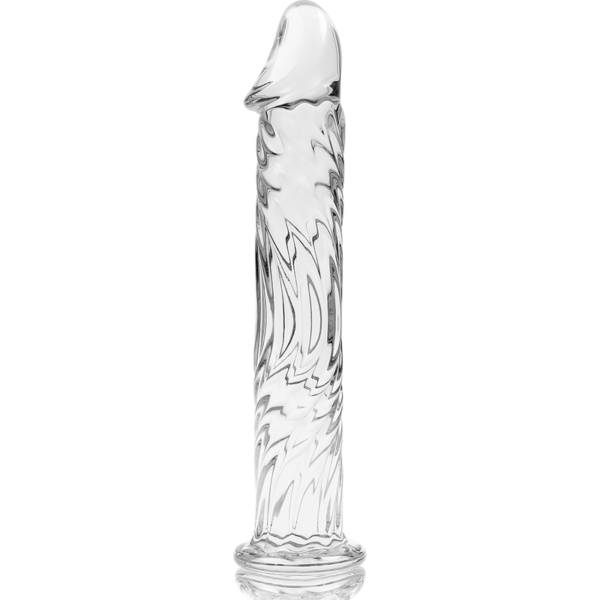 NEBULA SERIES BY IBIZA - MODÈLE 12 GODE EN VERRE BOROSILICATE CLAIR 17 CM -O- 3.5 CM - – Image 3