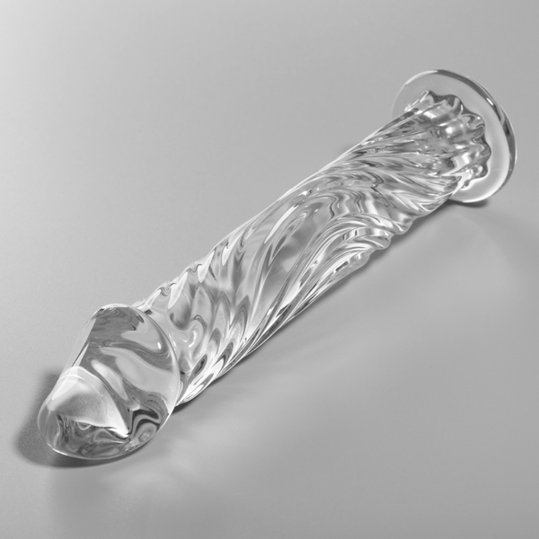 NEBULA SERIES BY IBIZA - MODÈLE 12 GODE EN VERRE BOROSILICATE CLAIR 17 CM -O- 3.5 CM - – Image 6