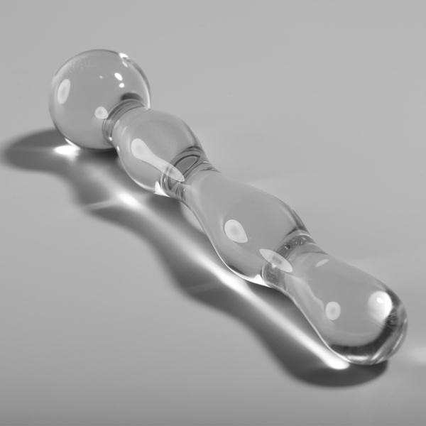 NEBULA SERIES BY IBIZA - MODÈLE 13 GODE EN VERRE BOROSILICATE CLAIR 18 CM -O- 3.5 CM - – Image 6