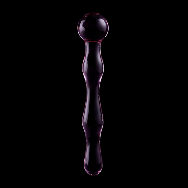 NEBULA SERIES BY IBIZA - MODÈLE 13 GODE EN VERRE BOROSILICATE ROSE 18 CM -O- 3.5 CM - – Image 7