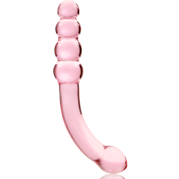 NEBULA SERIES BY IBIZA - MODÈLE 14 GODE EN VERRE BOROSILICATE ROSE 18.5 CM -O- 3 CM - – Image 3