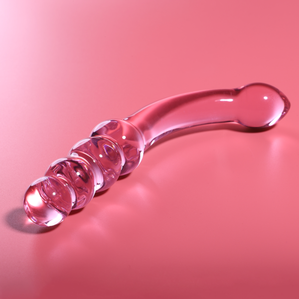 NEBULA SERIES BY IBIZA - MODÈLE 14 GODE EN VERRE BOROSILICATE ROSE 18.5 CM -O- 3 CM - – Image 6