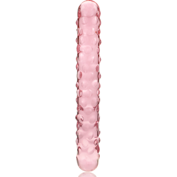 NEBULA SERIES BY IBIZA - MODÈLE 15 GODE EN VERRE BOROSILICATE ROSE 18.5 CM -O- 3 CM - – Image 3