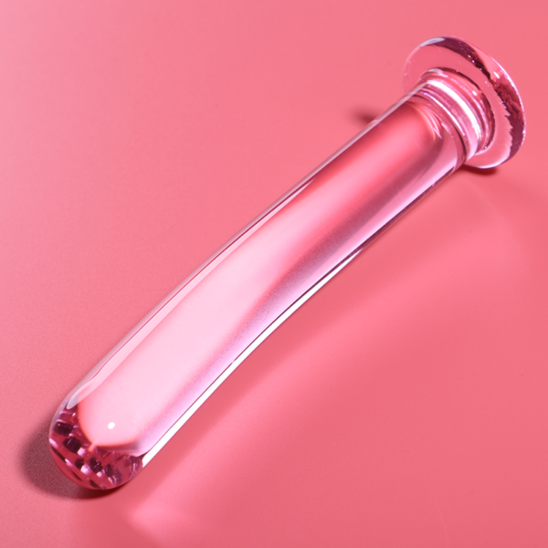 NEBULA SERIES BY IBIZA - MODÈLE 17 GODE EN VERRE BOROSILICATE ROSE 18.5 CM -O- 3 CM - – Image 6