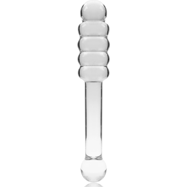 NEBULA SERIES BY IBIZA - MODÈLE 20 GODE EN VERRE BOROSILICATE CLAIR 20.5 CM -O- 3 CM - – Image 3