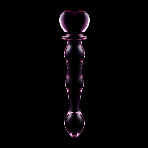 NEBULA SERIES BY IBIZA - MODÈLE 21 GODE EN VERRE BOROSILICATE ROSE 20.5 CM -O- 3.5 CM - – Image 7